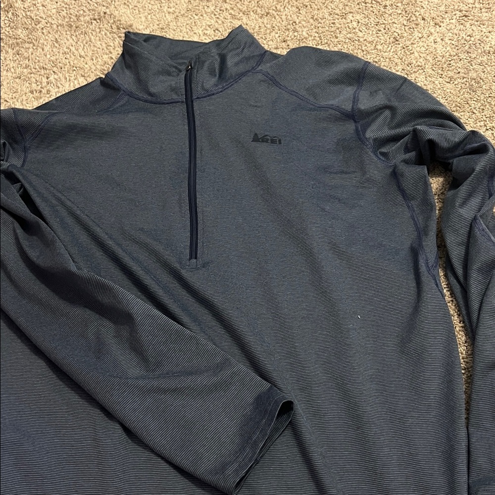REI Dark Blue Half-Zip Pullover